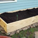 Wooden box with soil-raised-bed-gardening-ideas