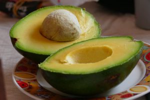 Sliced avocado on plate-avocado-nutrition-facts